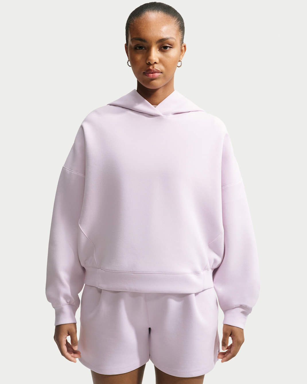 Nike 24.7 ImpossiblySoft Women's Pullover Hoodie - Bleached Lilac/Sail/Platinum Violet