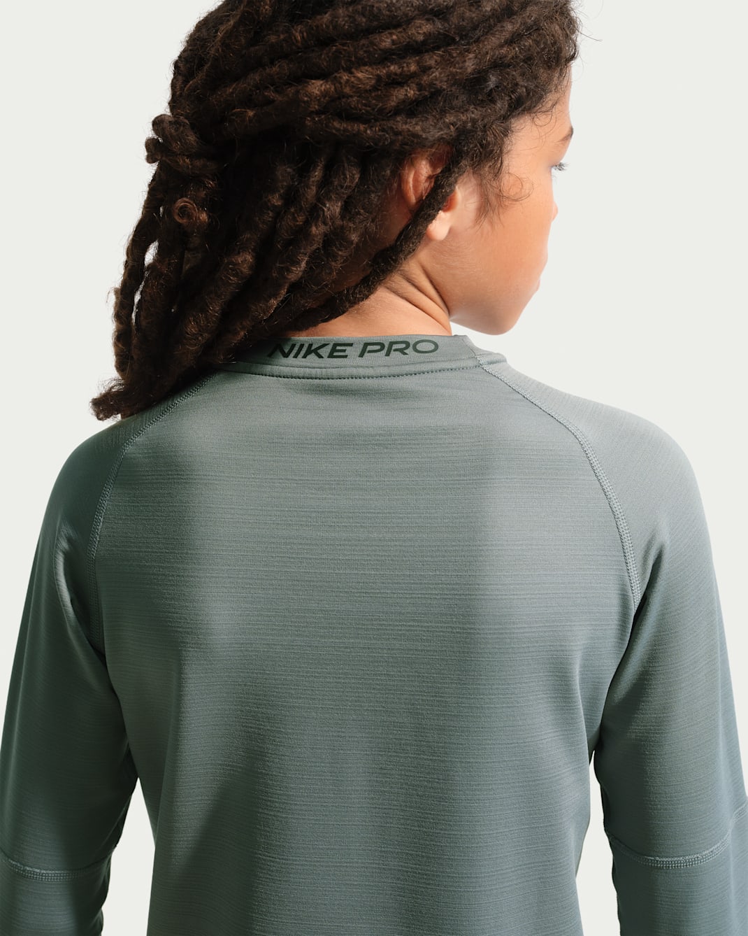 Nike Pro Big Kids' (Boys') Dri-FIT Long-Sleeve Crewneck Top