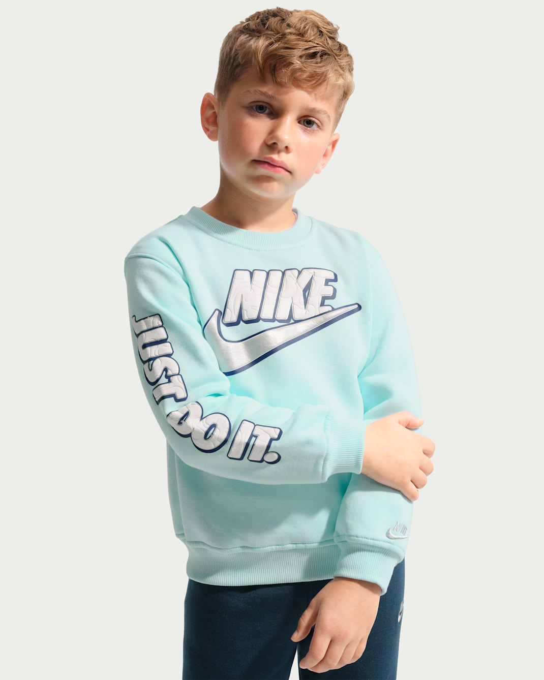Nike Sportswear Little Kids' Frosted Futura 2-Piece Crew Set