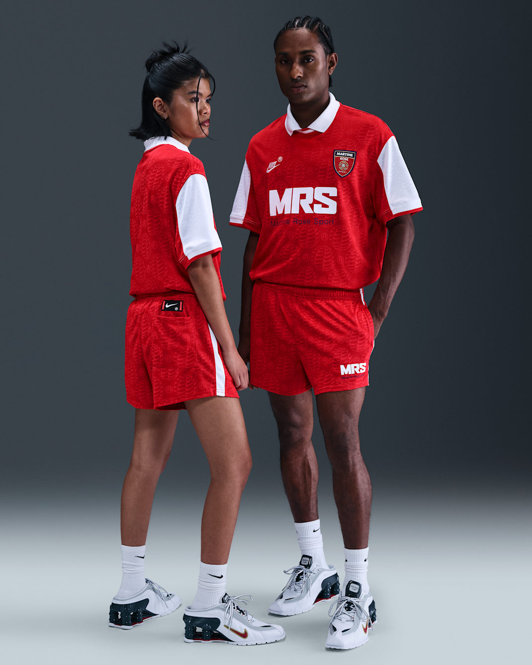 Nike x Martine Rose Sport Men's Soccer Shorts - University Red/White