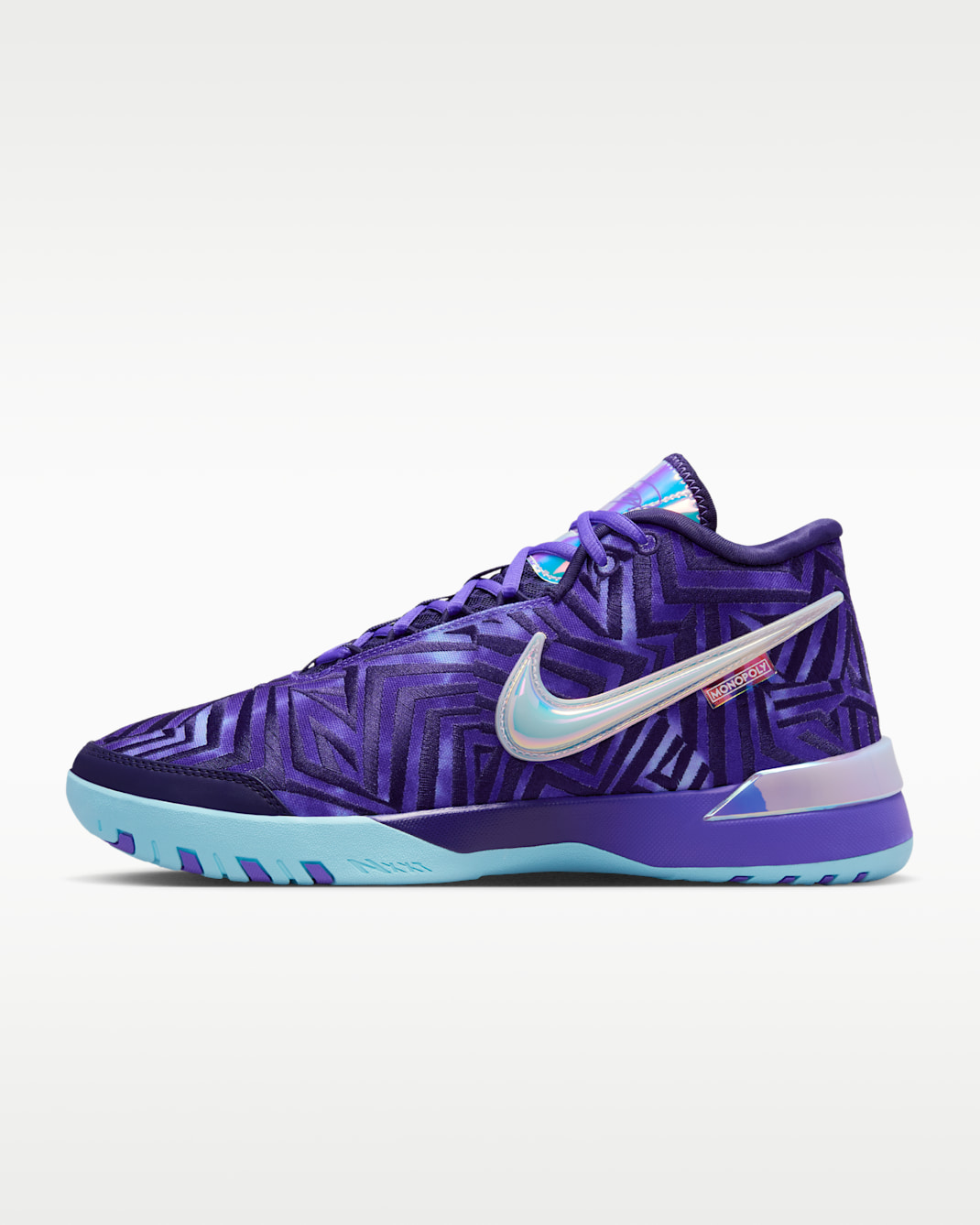 レブロン NXXT ジーニサス QS EP バスケットボールシューズ - ペルシアンバイオレット/インペリアルパープル/グレイシャーアイス/ホワイト