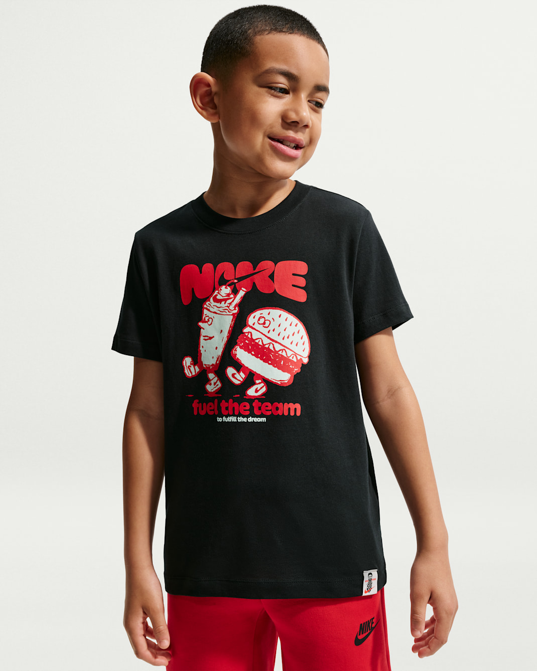 Nike Sportswear Big Kids' T-Shirt - Black