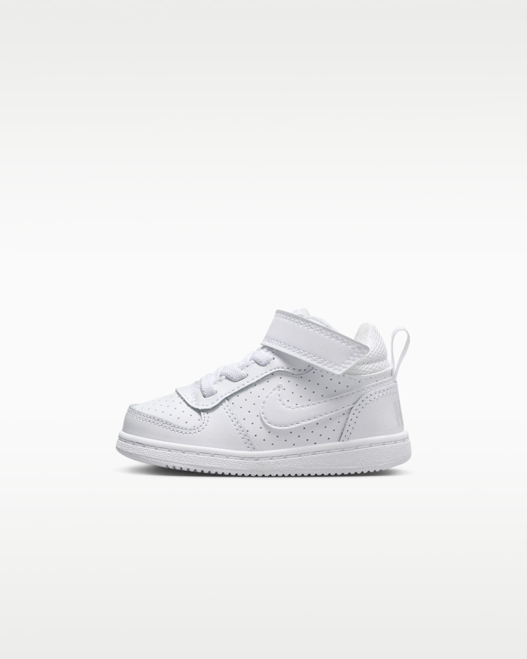 Nike Court Borough Mid Baby/Toddler Shoes - White/White