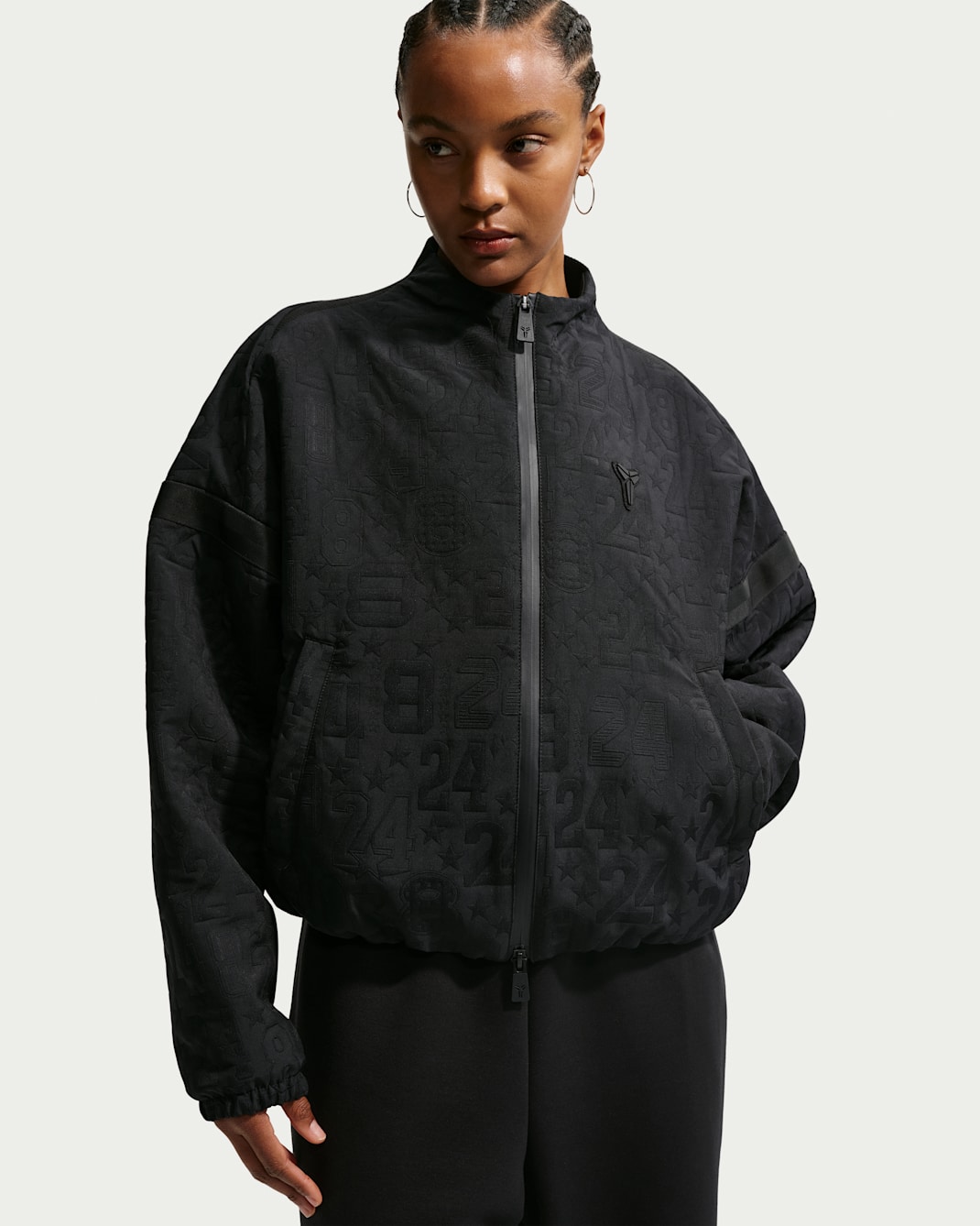 Kobe Women's Nike Basketball Jacket - Black/Black