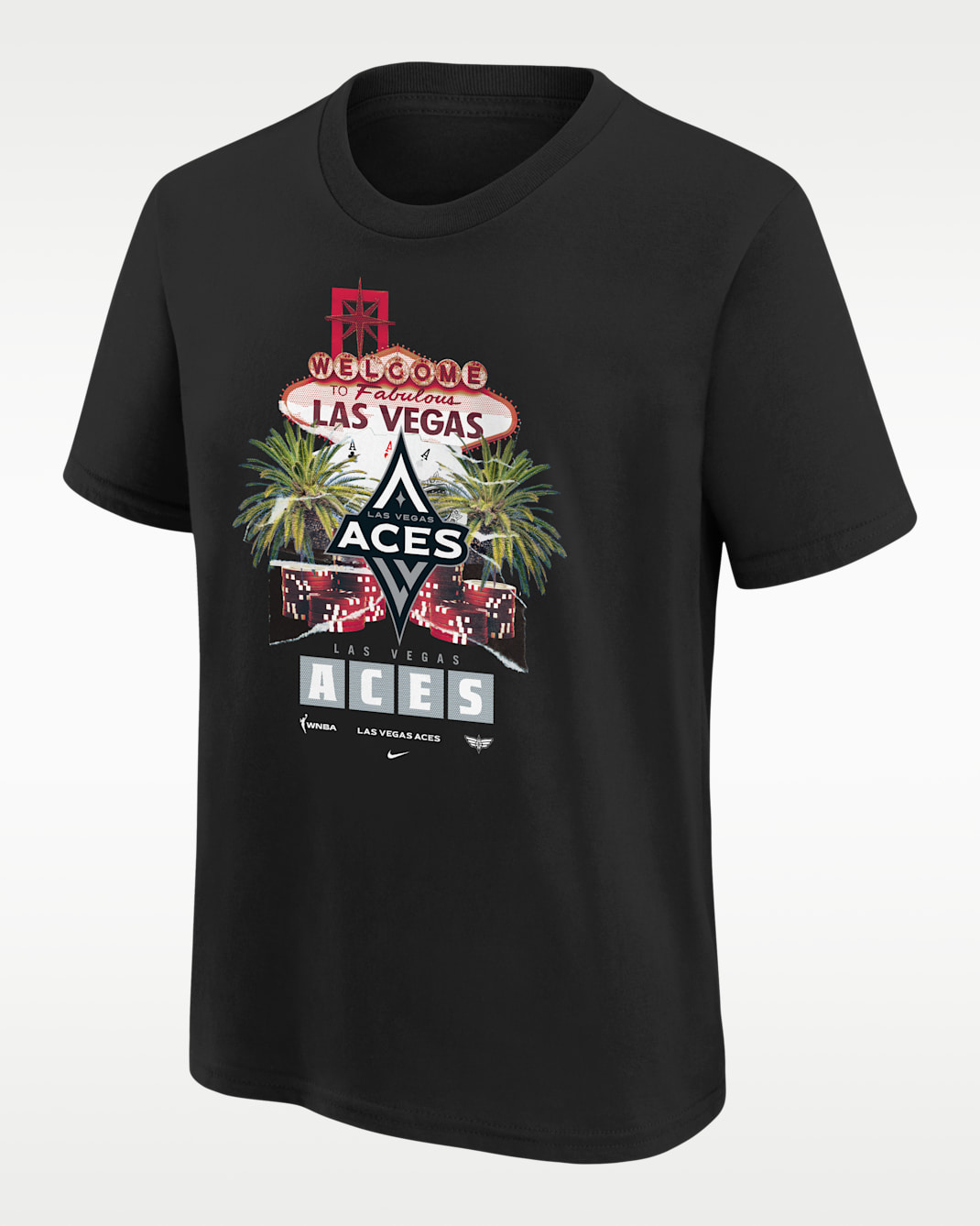 Las Vegas Aces Big Kids' Nike WNBA T-Shirt - Black