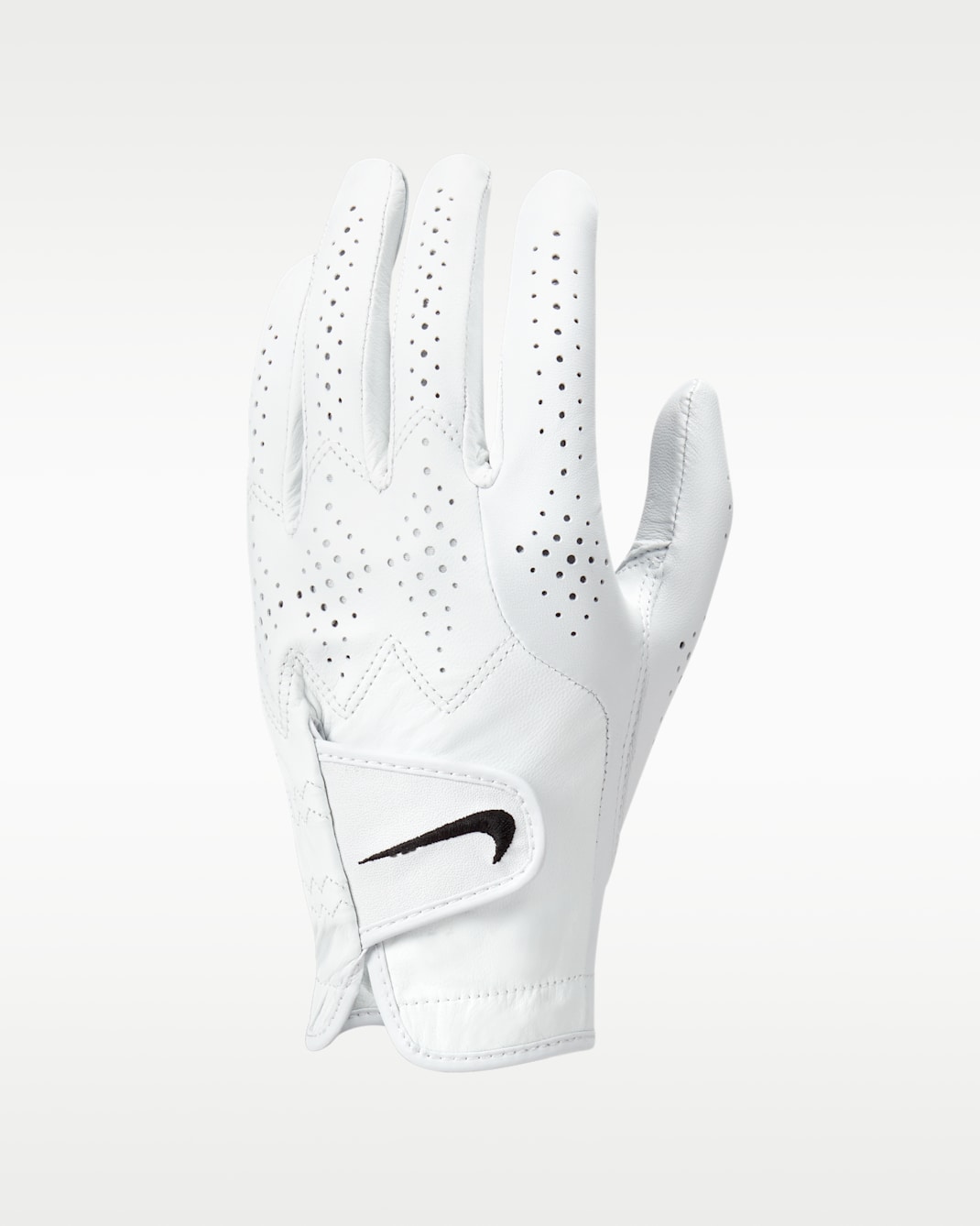 Guante de golf para hombre (izquierdo, talla normal) Nike Tour Classic 4 - Blanco perla/Negro