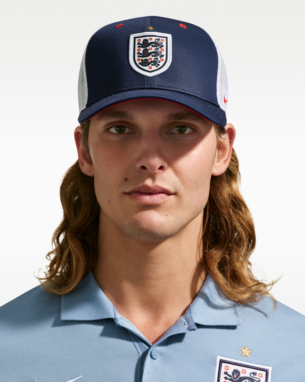 Gorra de futbol Nike England Rise - Azul marino universitario