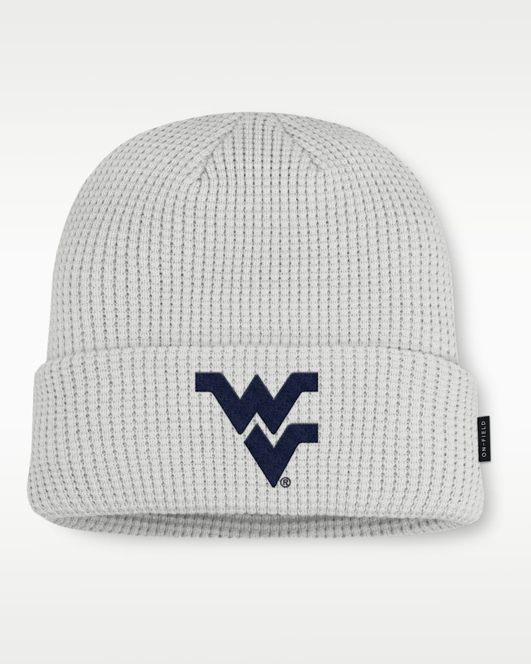 West Virginia Utility Off-Field Men's Nike College Cuffed Beanie - Grey