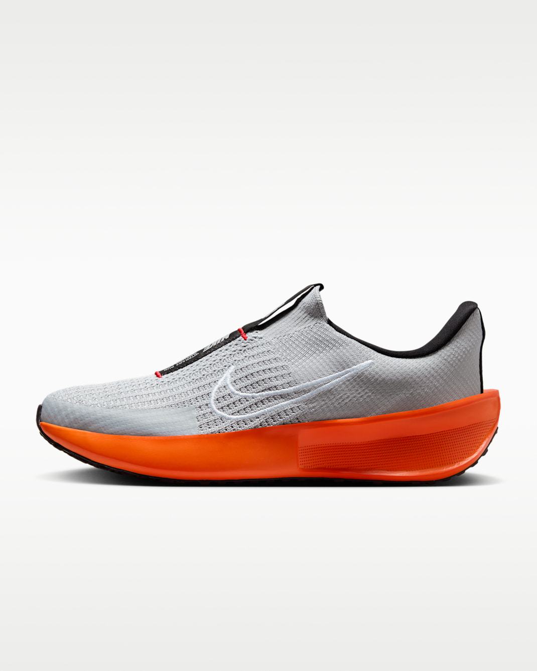 Nike Interact Run EasyOn Men's Road Running Shoes - Wolf Grey/Safety Orange/University Red/White