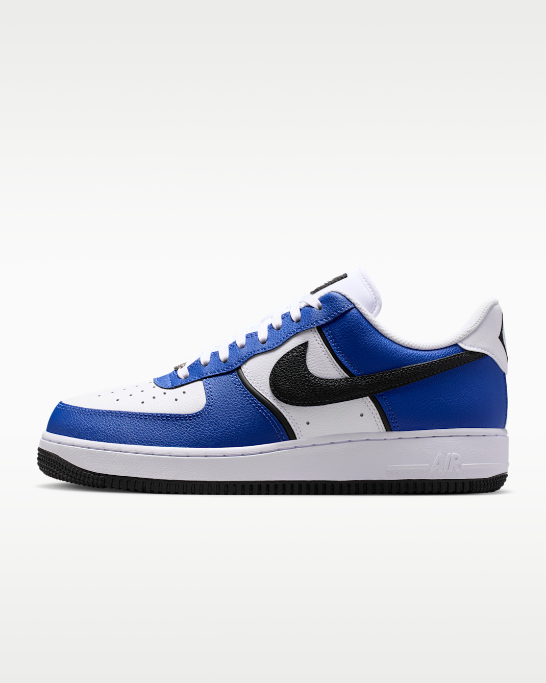 Nike Air Force 1 '07 LV8 Men's Shoes - Old Royal/White/Metallic Silver/Black