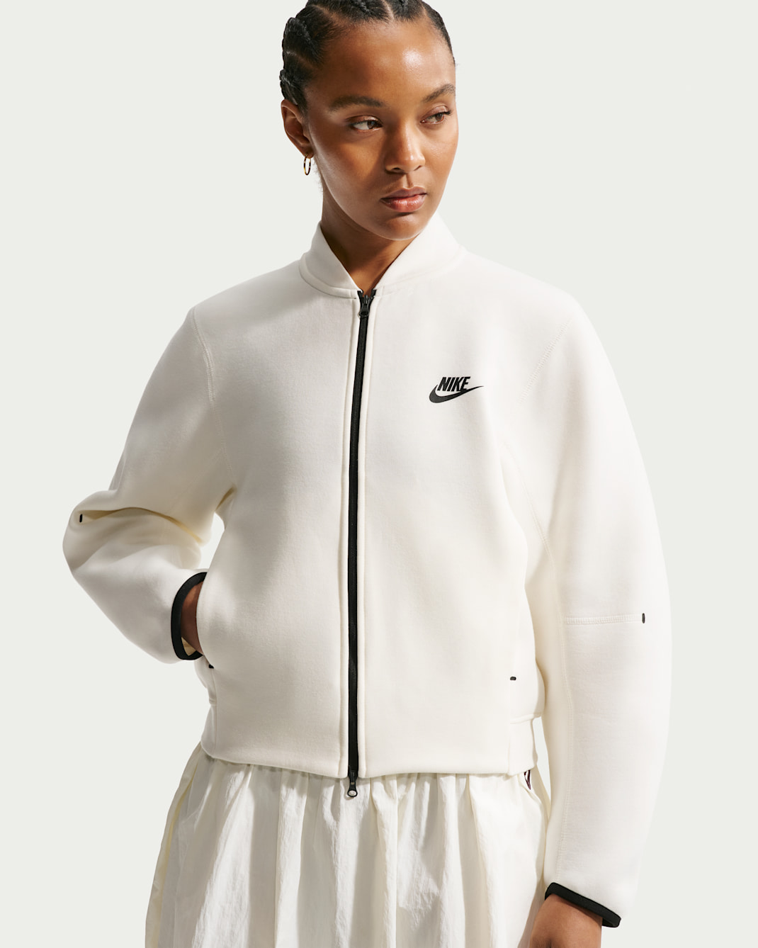 Nike Sportswear Tech Fleece Women's Jacket - Sail/Black