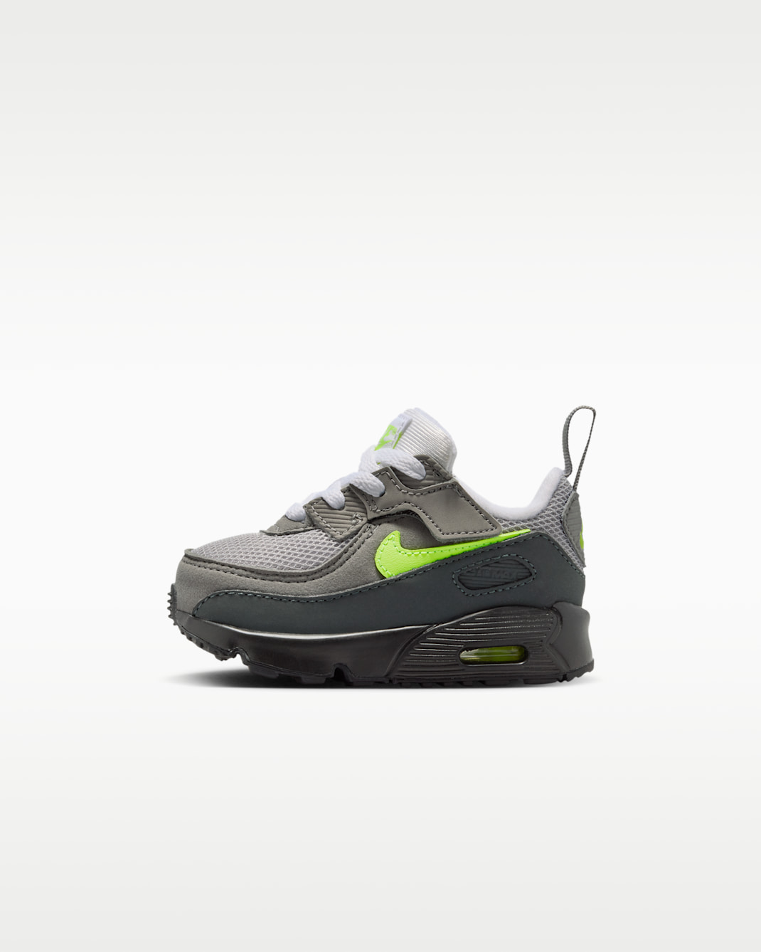 รองเท้าทารก/เด็กวัยหัดเดิน Nike Air Max 90 - ดำ/Anthracite/Light Charcoal/Neon Yellow