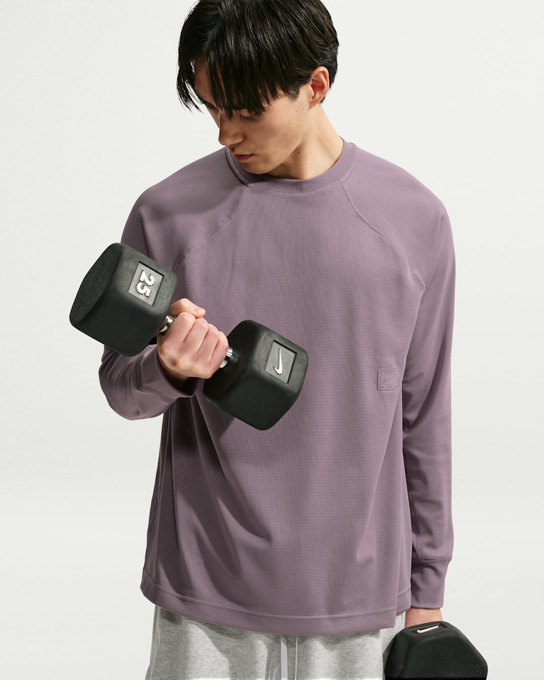 Nike N.A.C. Men's Dri-FIT Long-Sleeve Top - Purple Smoke/Purple Smoke