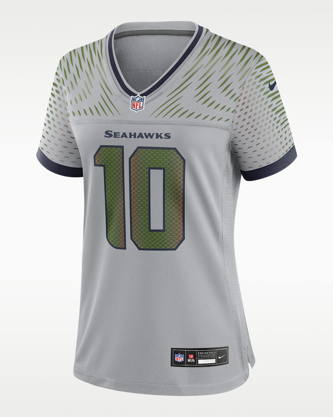Jersey Nike de la NFL Game para mujer Cooper Kupp Seattle Seahawks Rivalries Collection - Gris