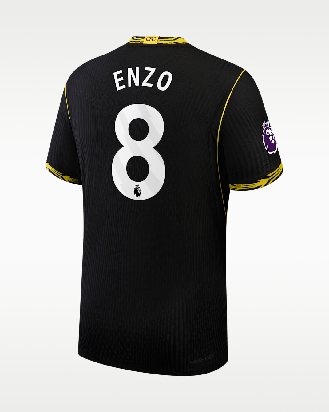 Enzo Fernández Chelsea 2026/27 Match Away Men's Nike Aero-FIT Soccer Jersey - Black