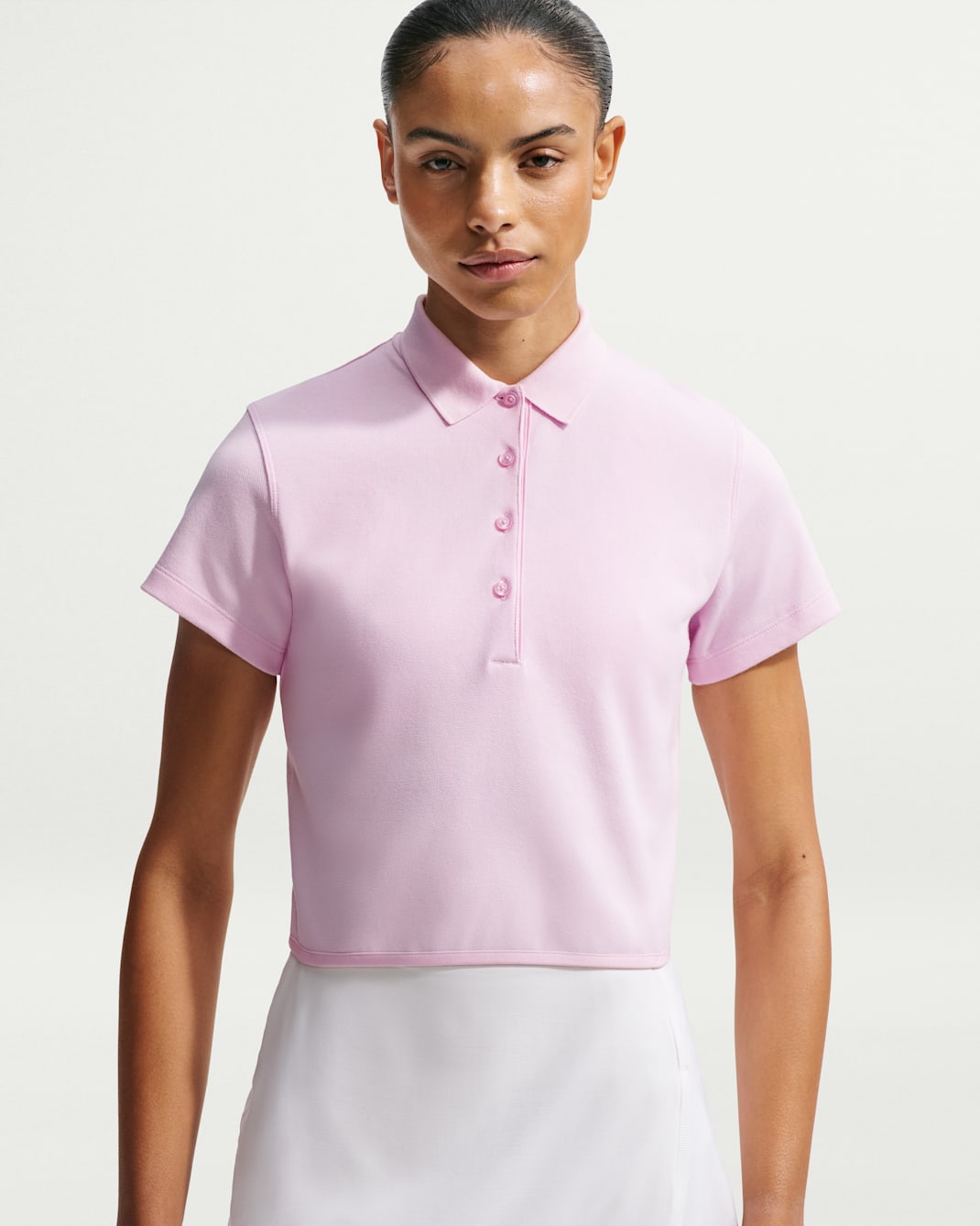 Nike Women's Short-Sleeve Golf Polo - Pink Foam/Black