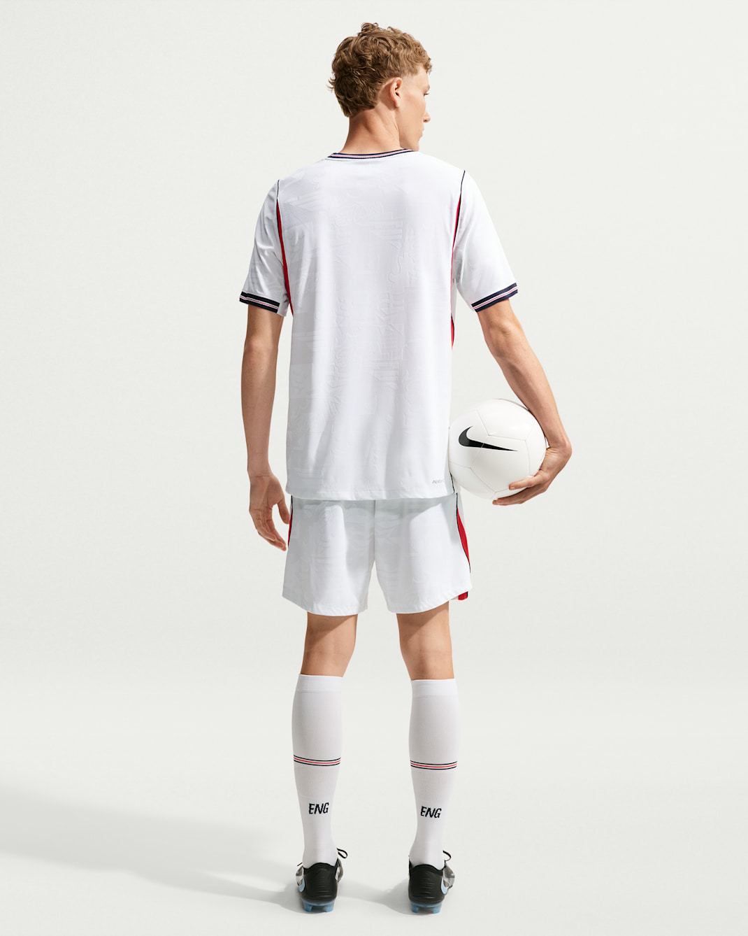 England 2026 Match Home Men's Nike Aero-FIT Soccer Authentic Shorts
