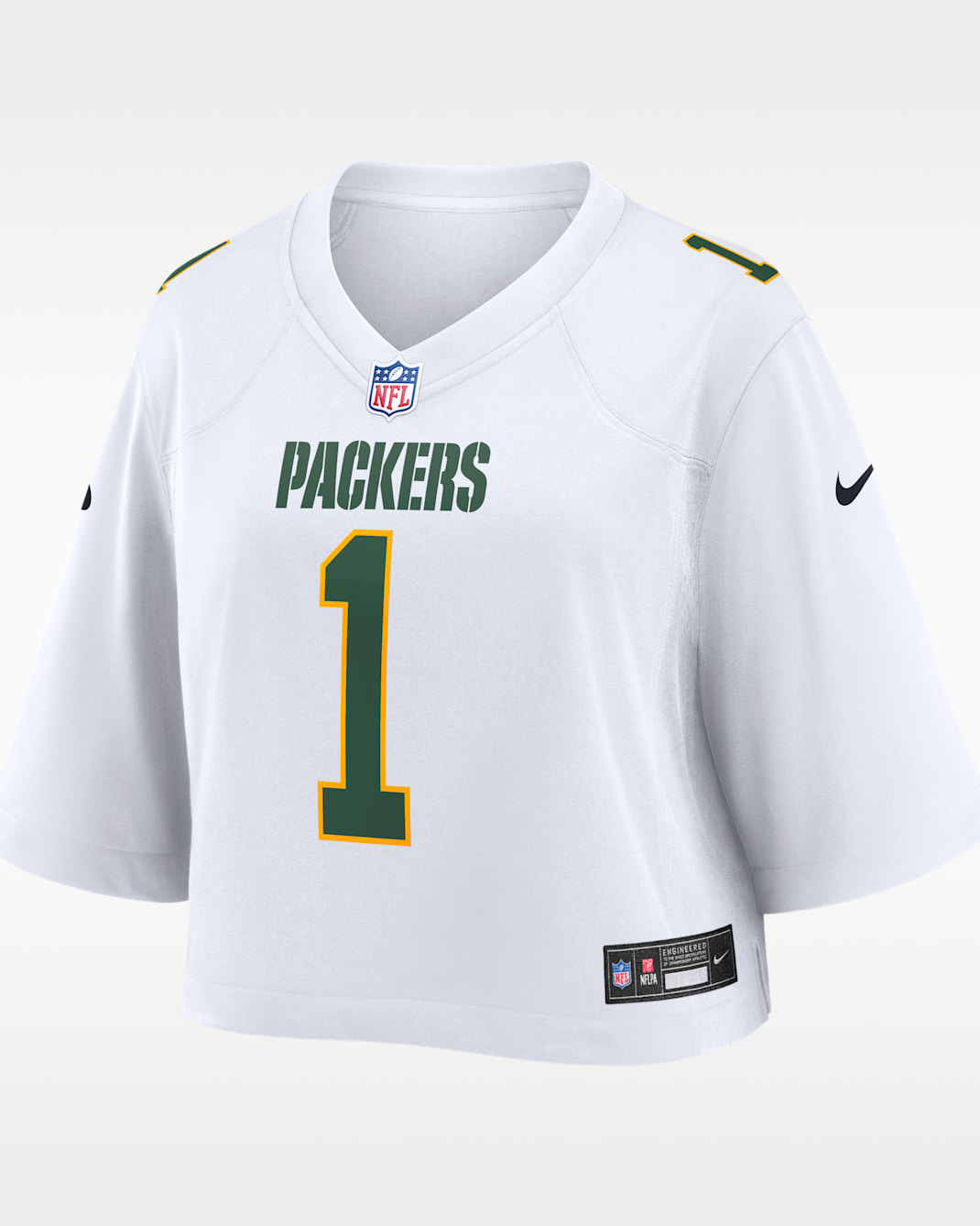 Micah Parsons Green Bay Packers Women's Nike NFL Cropped Tundra Game Jersey - White