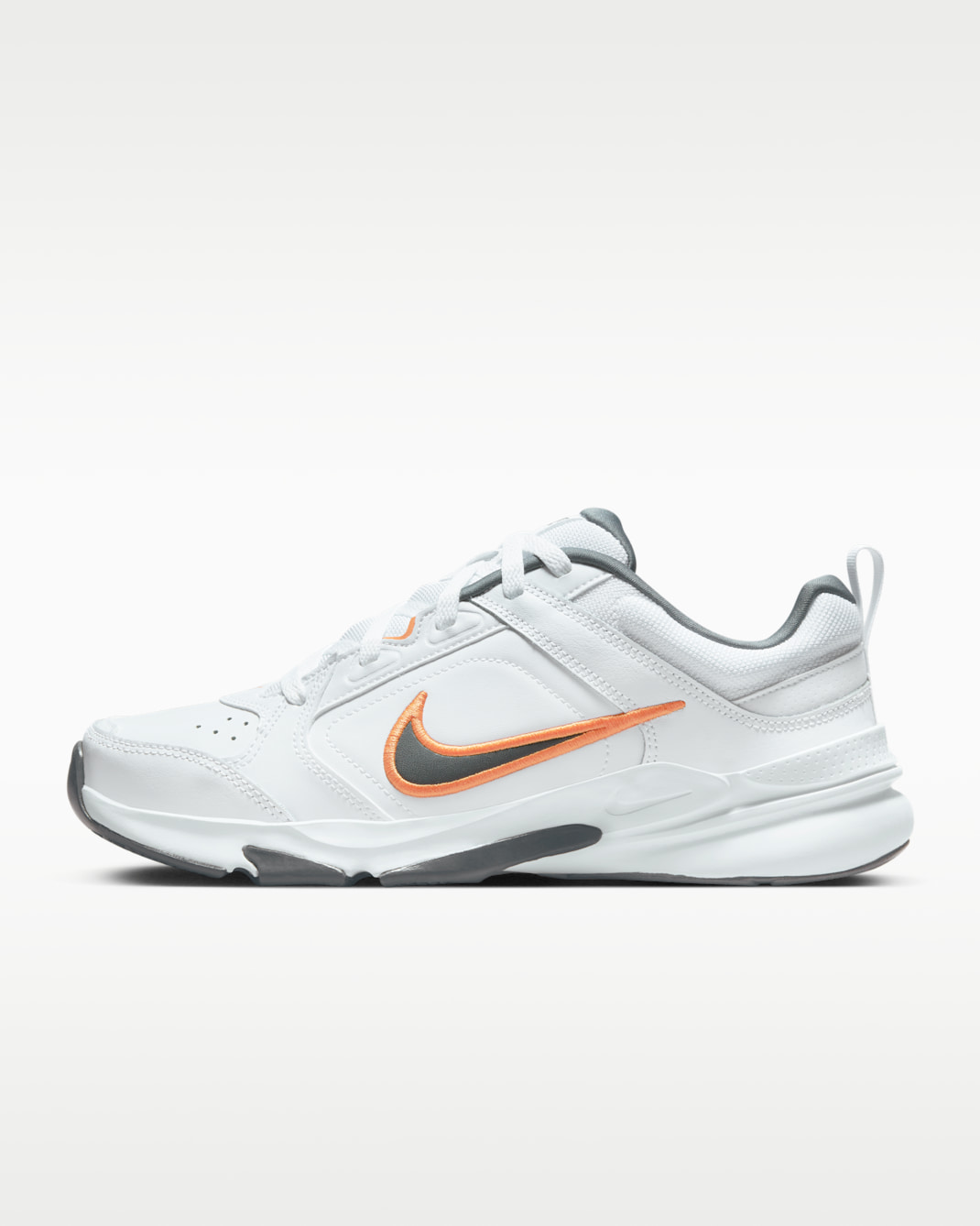Nike Defy All Day Men's Training Shoe - White/Bright Mandarin/Iron Grey