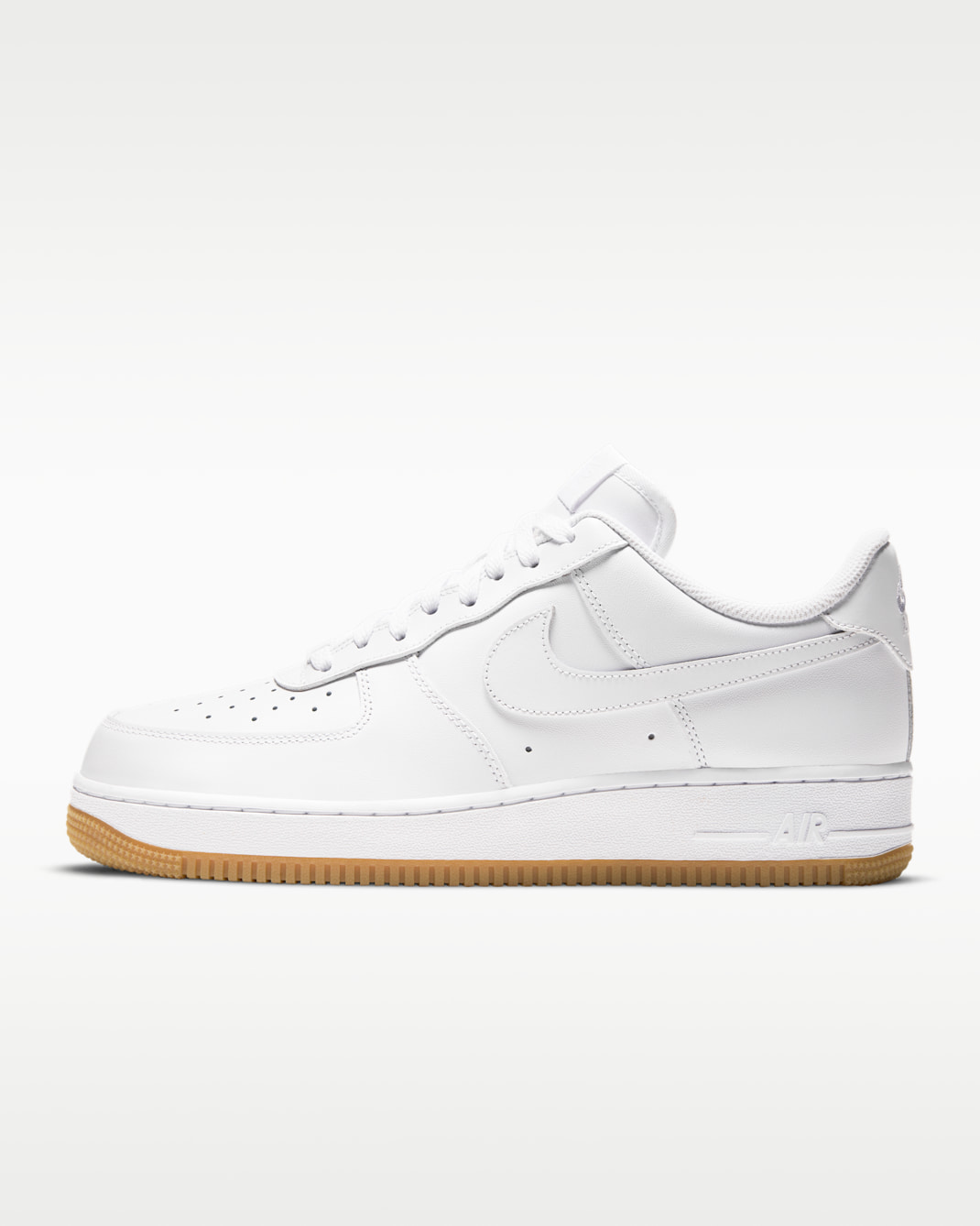 Nike Air Force 1 '07 Men's Shoes - White/Gum Light Brown/White