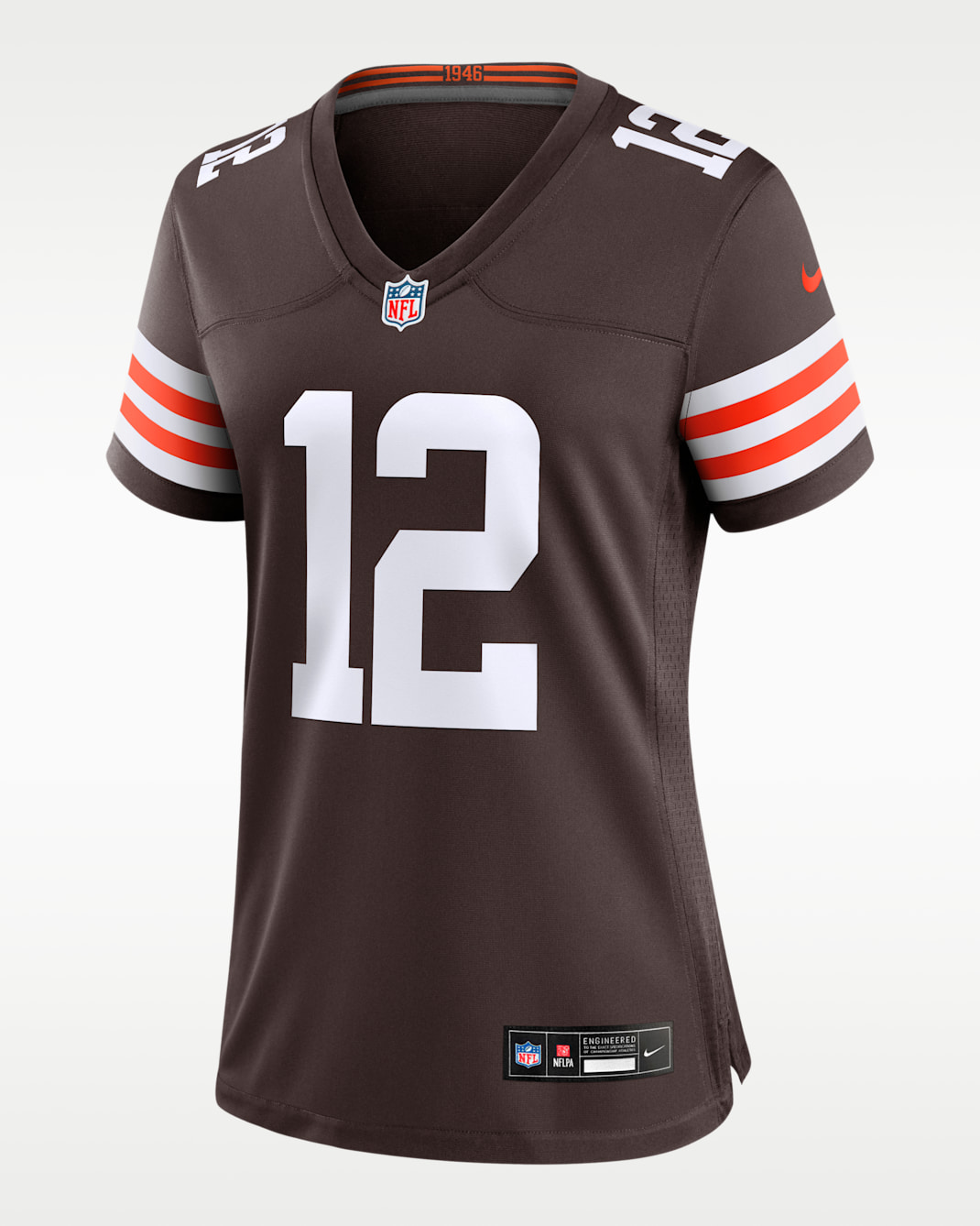 Jersey Nike de la NFL Game para mujer Shedeur Sanders Cleveland Browns 2025 NFL Draft - Marrón