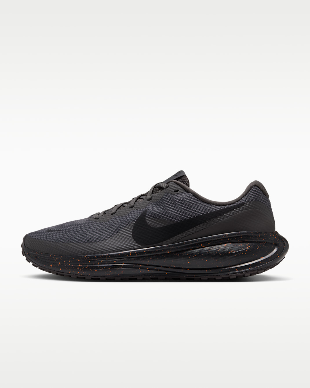 Tenis de correr en pavimento para hombre Nike Revolution 8 - Ceniza medio/Naranja total/Sombrío apagado/Negro