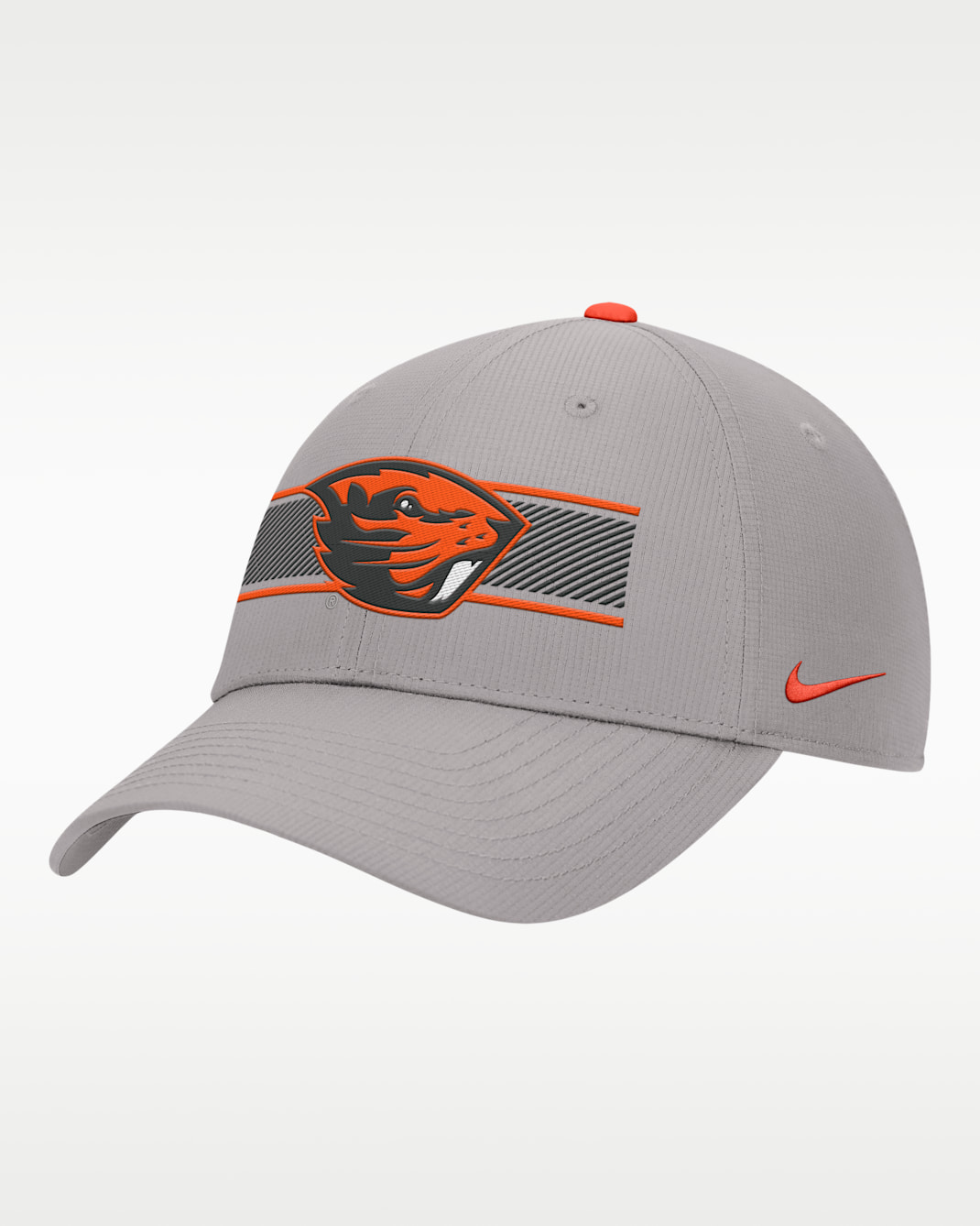 Nike College (Oregon State) Ripstop Structured Cap - Grey
