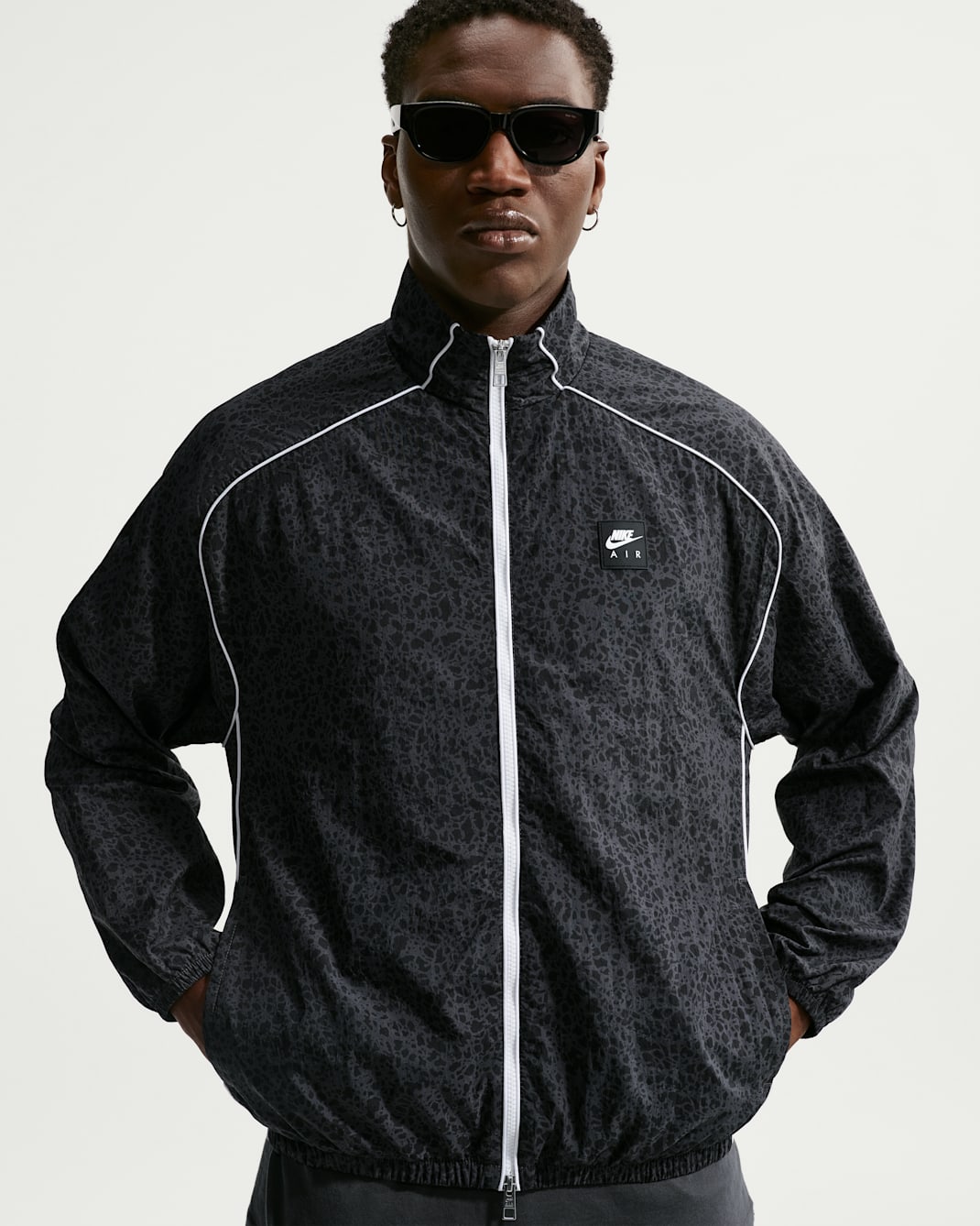 Chamarra de tejido Woven para hombre Nike Air - Obsidiana