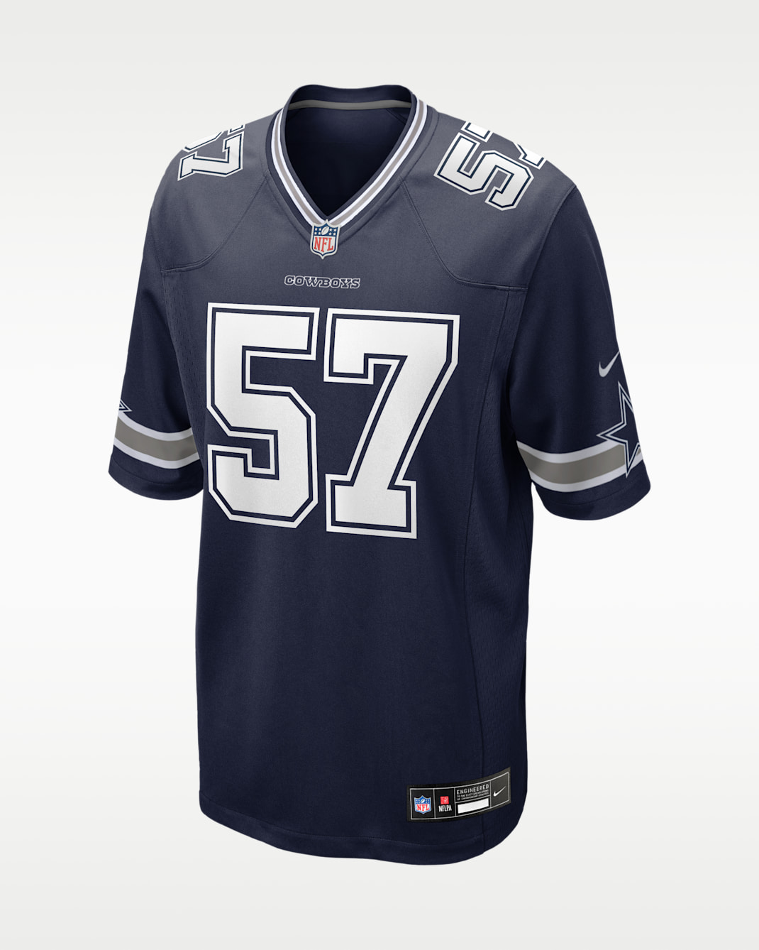 Jersey Nike de la NFL Game para hombre Malachi Lawrence Dallas Cowboys 2026 NFL Draft First Round Pick - Azul marino