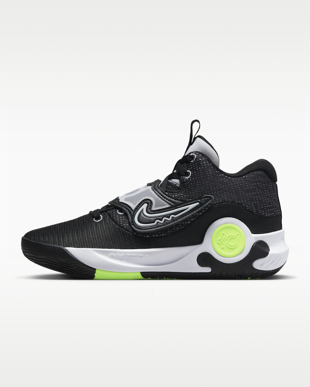 KD Trey 5 X EP Basketball Shoes - Black/Volt/White