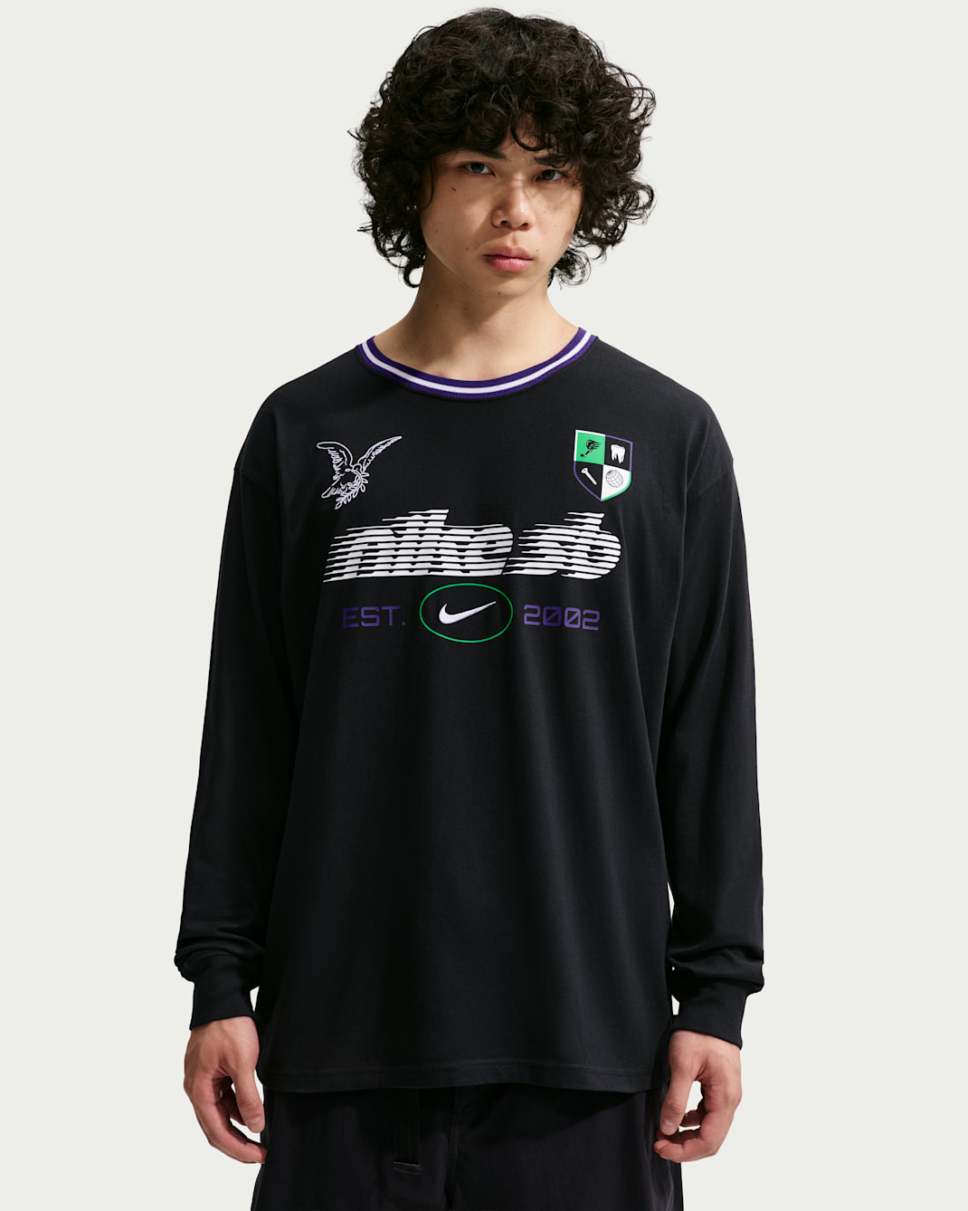 Nike SB Samarreta de màniga llarga de skateboard - Negre