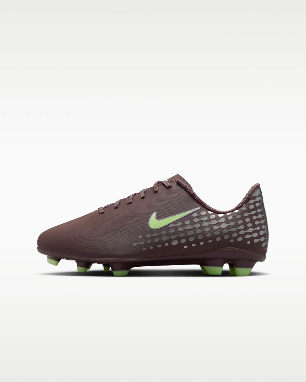 Nike Jr. Mercurial Vapor 16 Club "Kylian Mbappé" Big Kids' MG Low-Top Soccer Cleats - Plum Eclipse/Metallic Silver