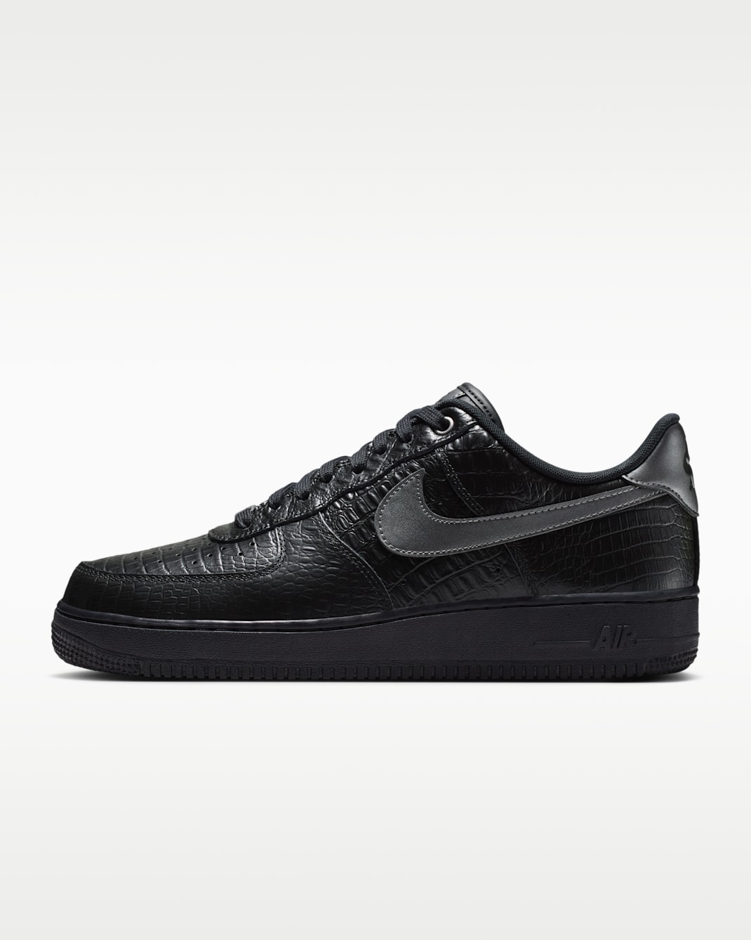 Nike Air Force 1 '07 Men's Shoes - Black/Metallic Dark Grey