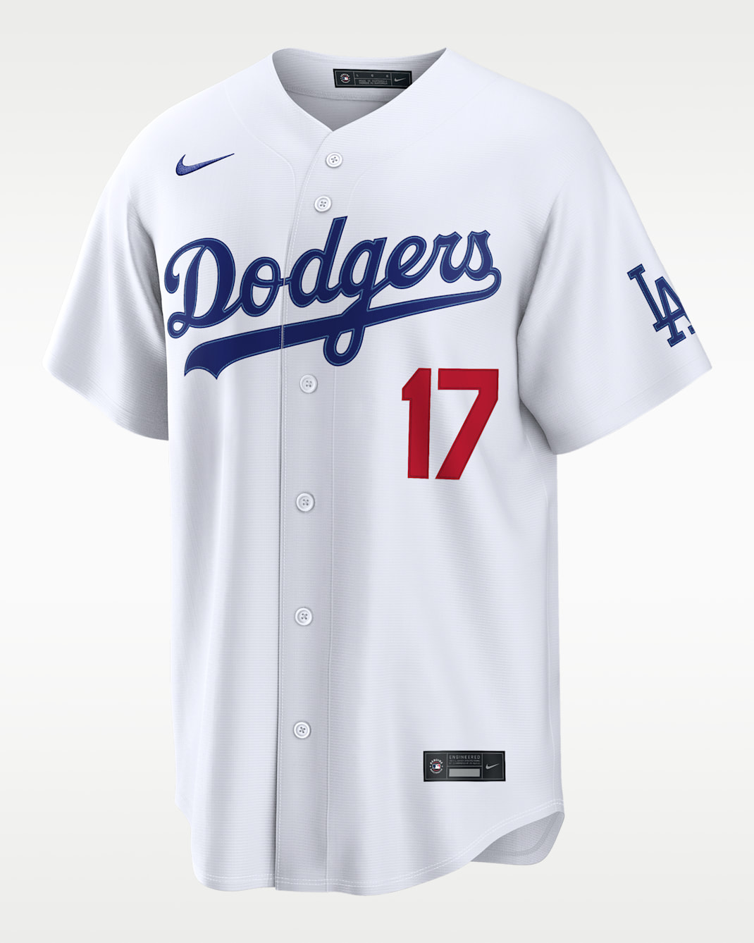 오타니 쇼헤이 로스앤젤레스 다저스 남성 나이키 MLB 스타디움 저지 - 화이트