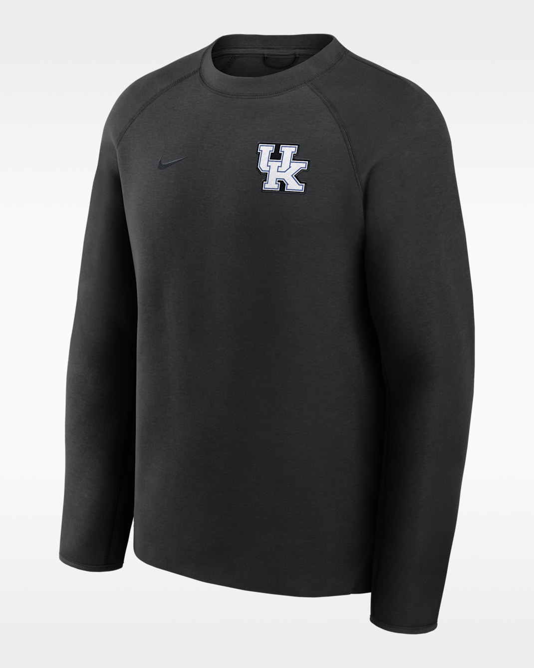 Kentucky Tech Fleece Men's Nike College Pullover Crew - Black