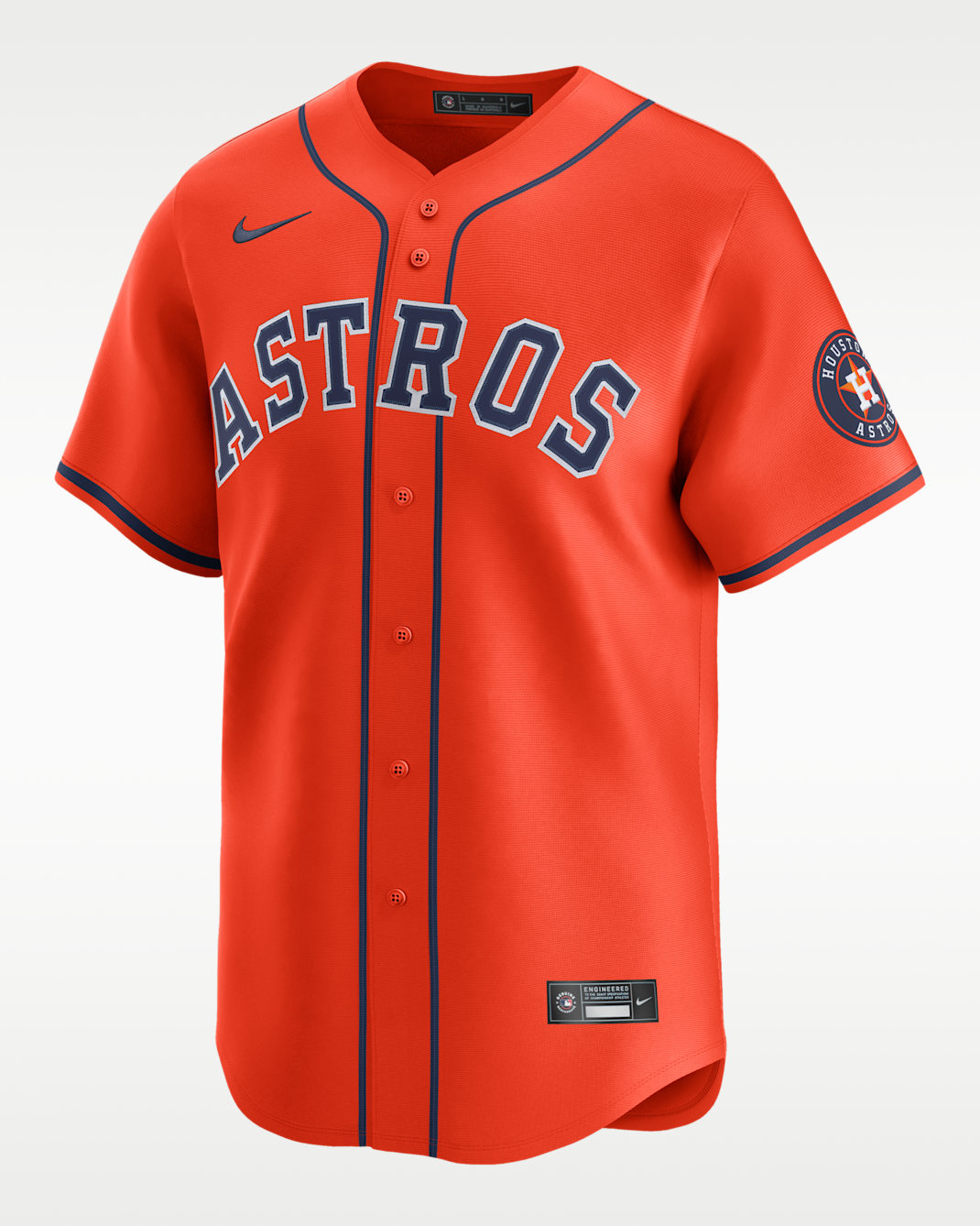 Houston Astros Men's Nike Dri-FIT ADV MLB Limited Jersey - Team Orange