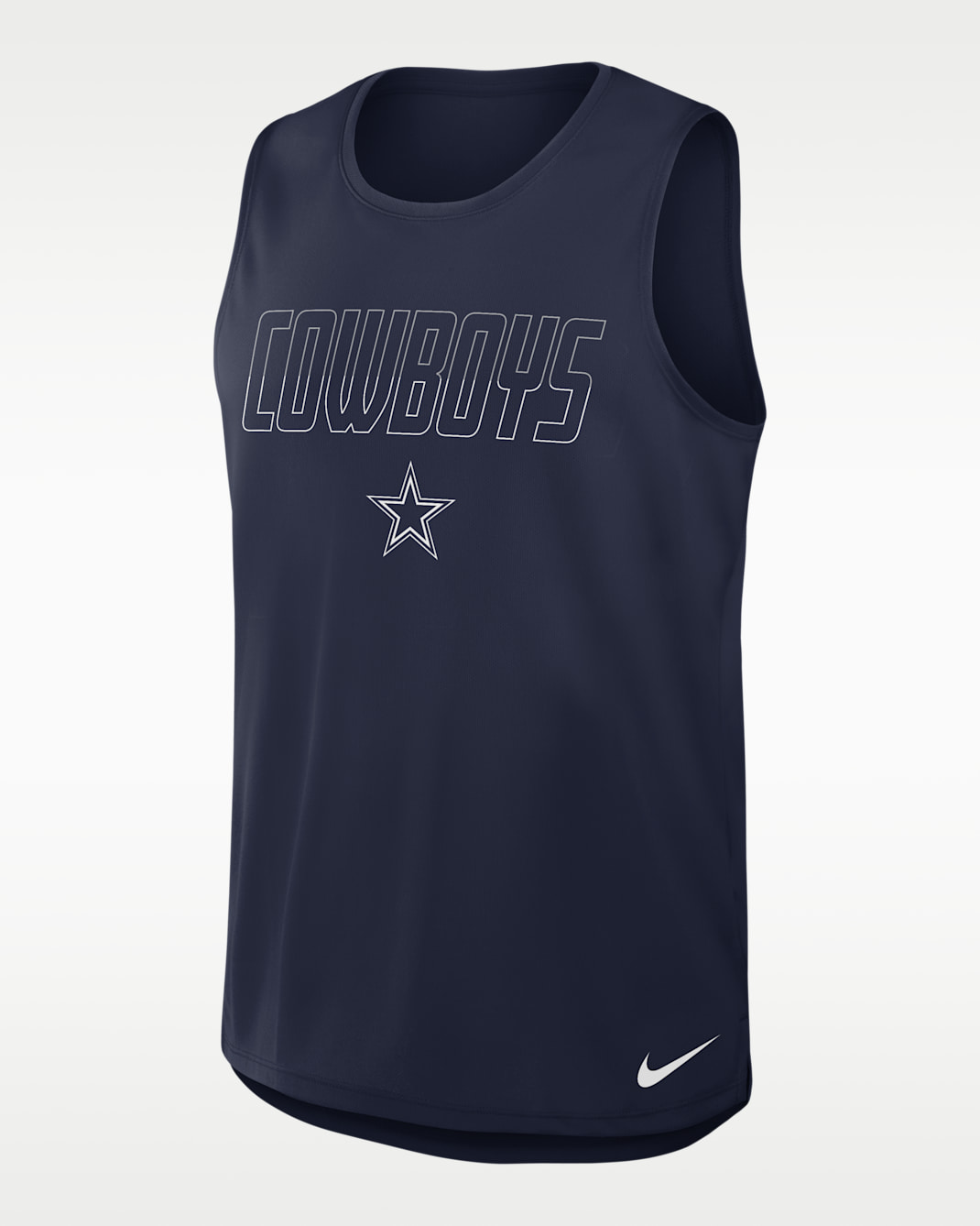 Camiseta de tirantes Nike Dri-FIT de la NFL para hombre Dallas Cowboys - Azul marino