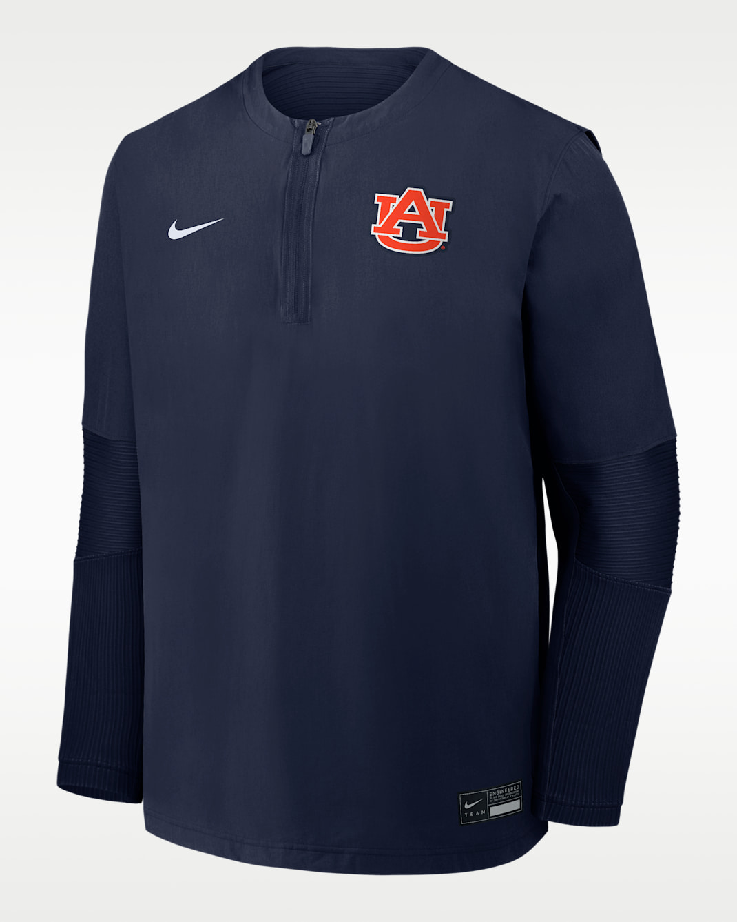 Auburn Dugout Men's Nike Dri-FIT College 1/4-Zip Long-Sleeve Windshirt - Navy/Pitch Blue