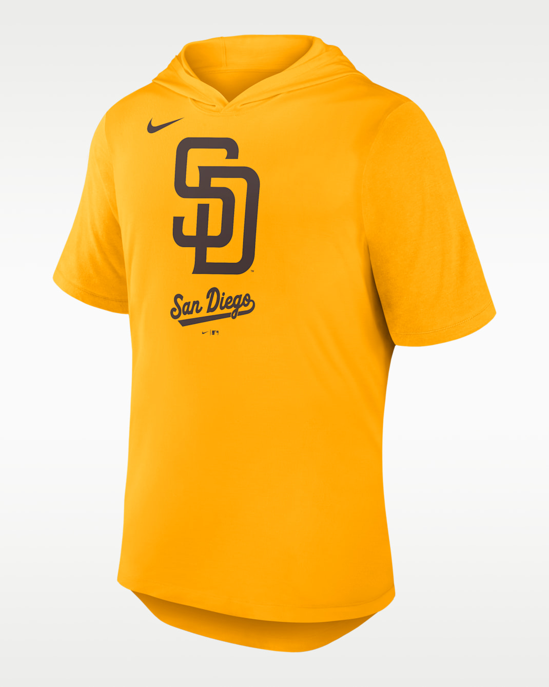 Playera Nike Dri-FIT de la MLB con gorro para hombre San Diego Padres Logo - Oro