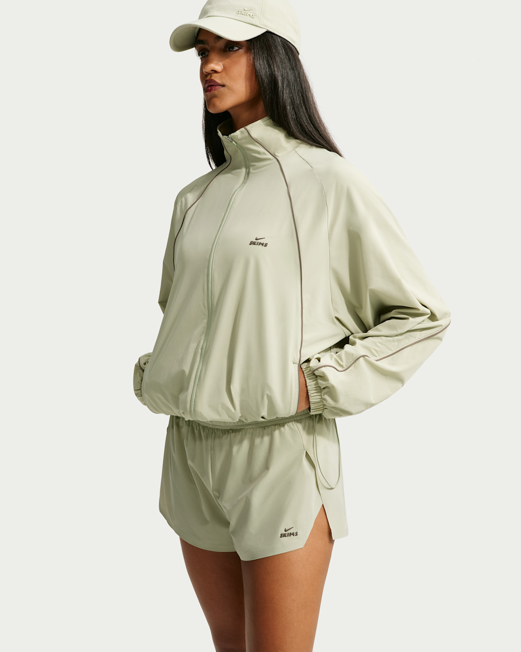 NikeSKIMS Stretch Nylon Women's Oversized Jacket