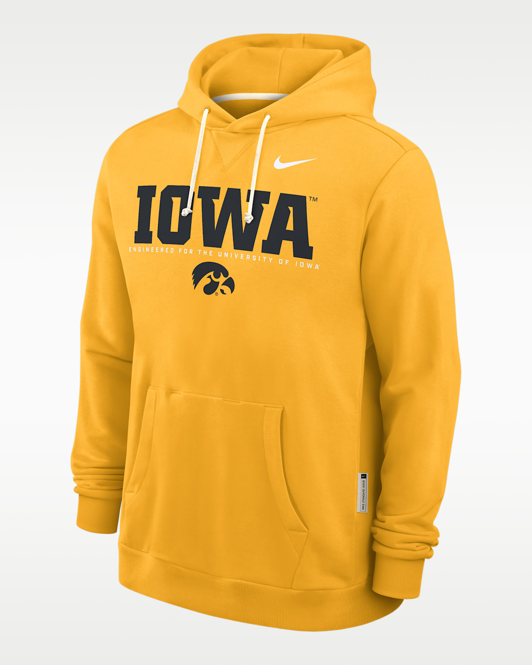 Iowa Sideline Men's Nike Dri-FIT College Pullover Hoodie - Gold