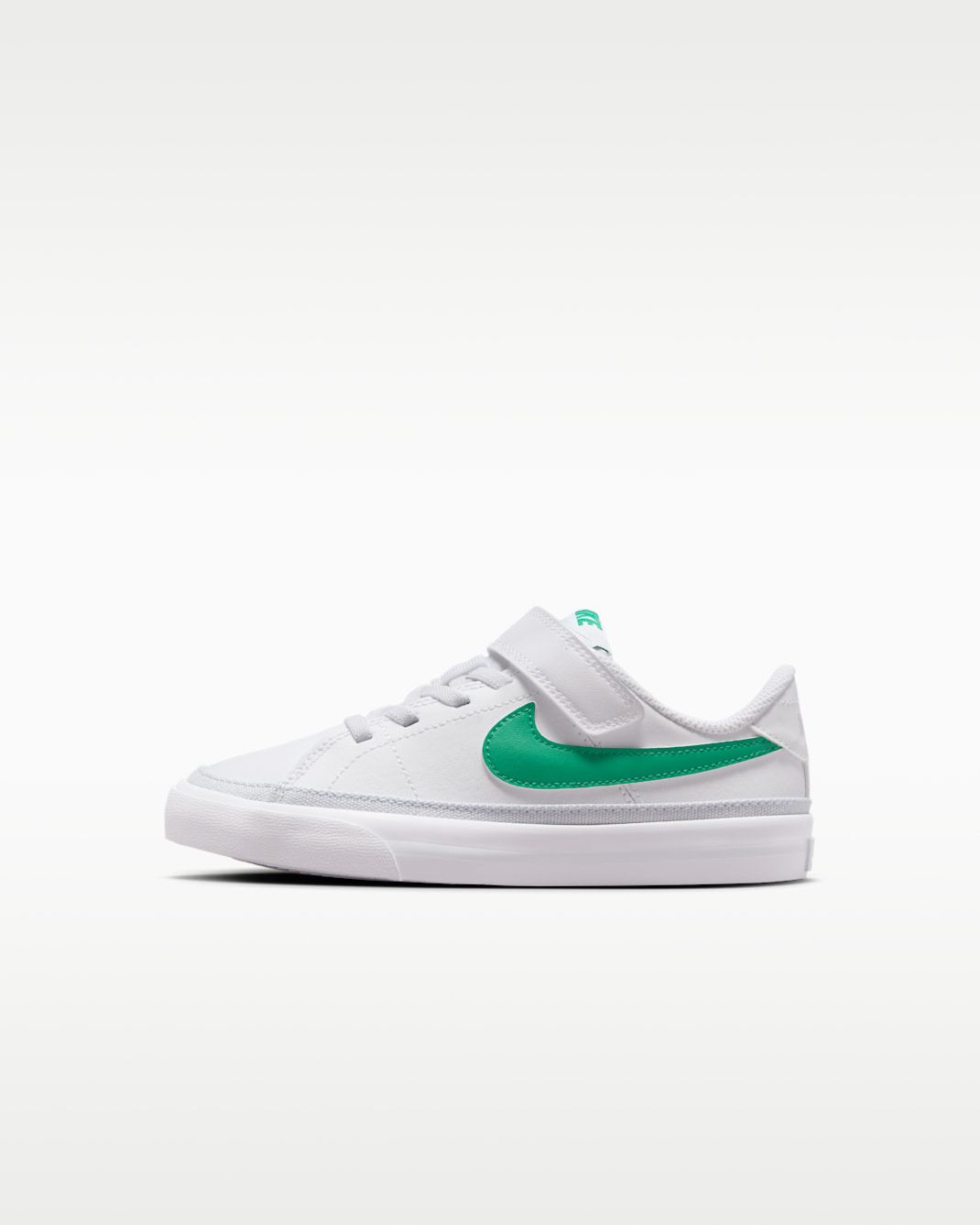 NikeCourt Legacy Younger Kids' Shoes - White/Football Grey/Stadium Green