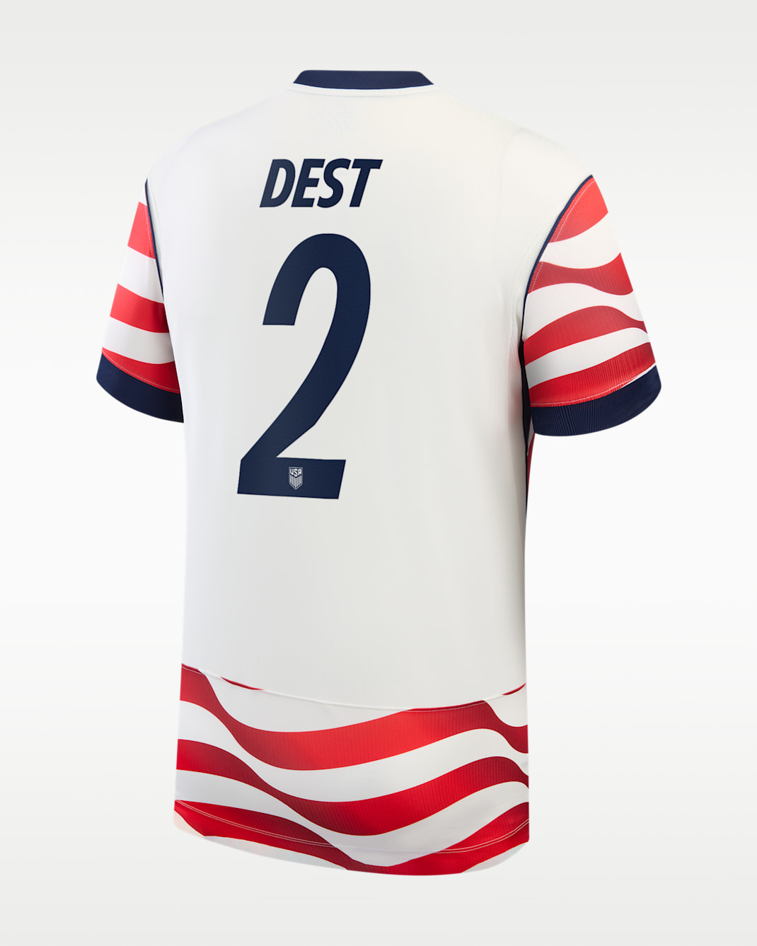 Sergiño Dest USMNT 2026 Stadium Home Men's Nike Dri-FIT Soccer Jersey - White