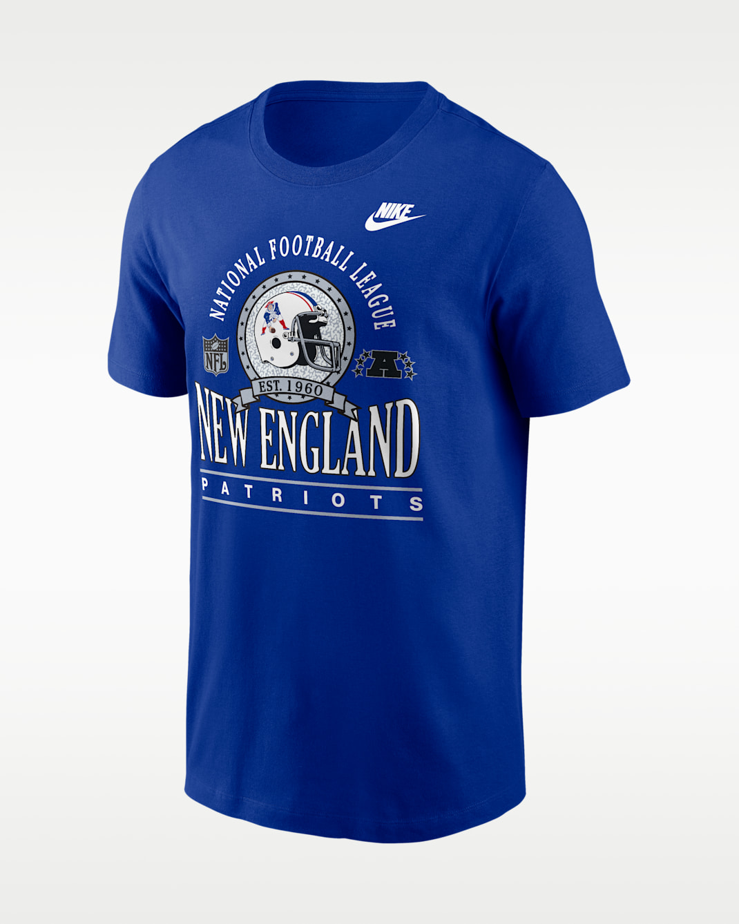 New England Patriots Rewind Essential Men's Nike NFL T-Shirt - Royal