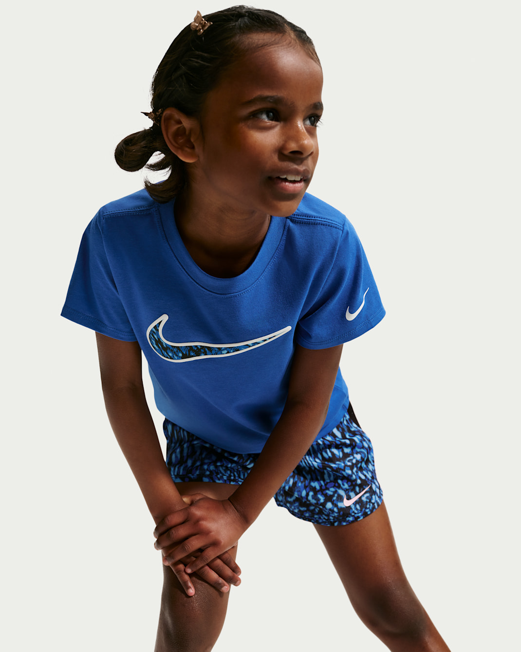 Nike Little Kids' Dri-FIT Printed 2-Piece Tempo Shorts Set
