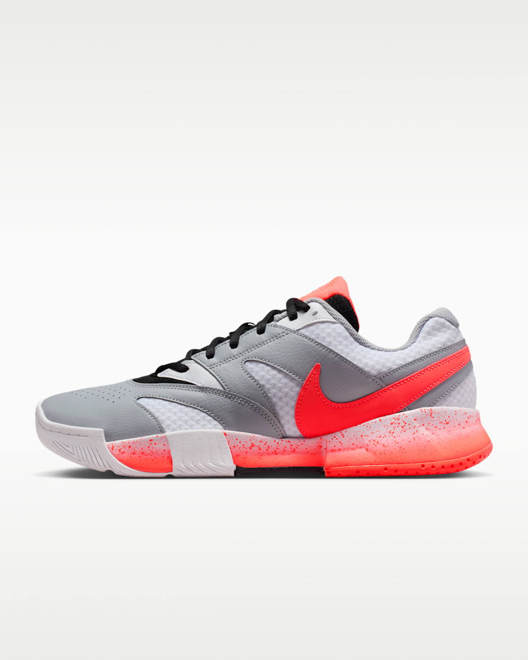 Tenis de tenis para hombre NikeCourt Lite 4 - Blanco/Gris lobo/Lava cálido