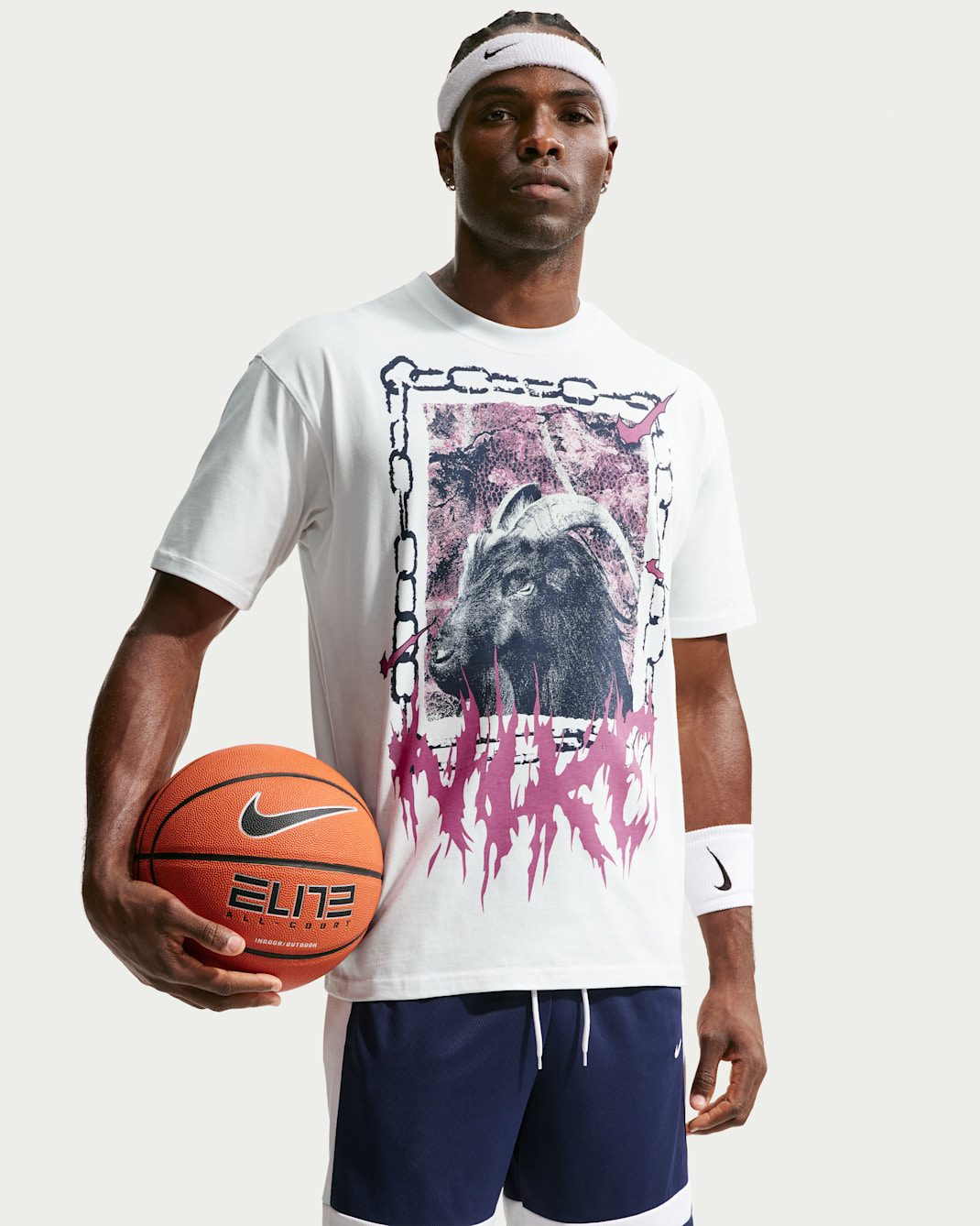 Nike Men's Basketball T-Shirt - Summit White