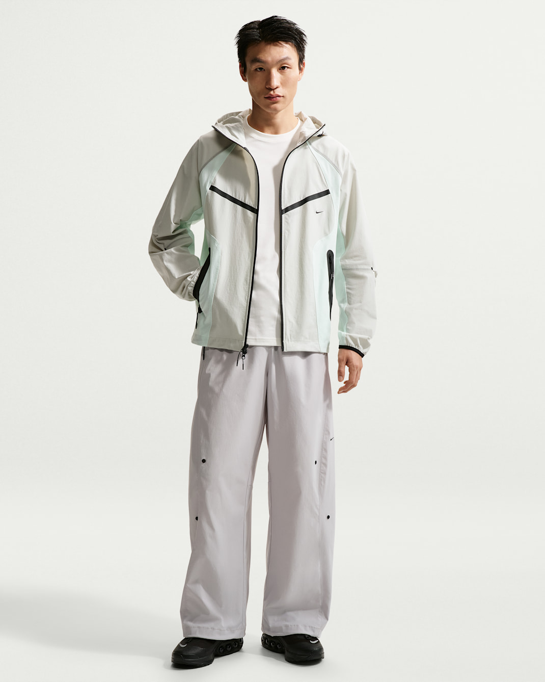 ナイキ テック ヘリオス メンズ Dri-FIT パンツ - グレーフォグ/ブラック