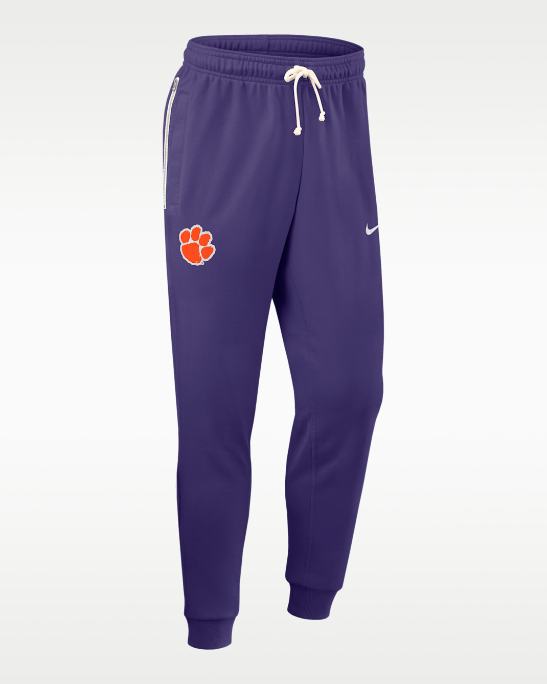 Pants universitarios Nike Dri-FIT entallados para hombre Clemson Sideline - Morado