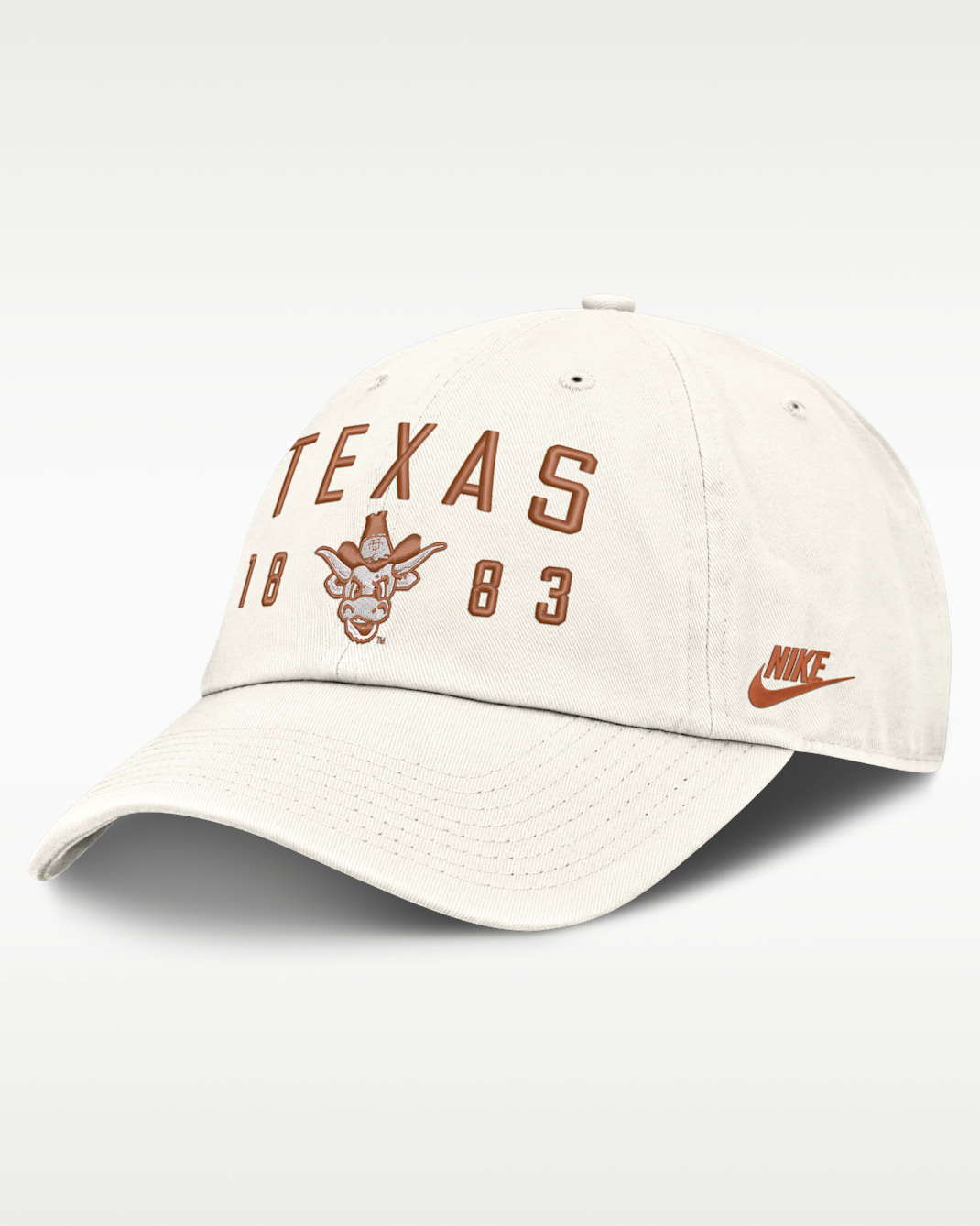 Texas Natural Club Men's Nike College Adjustable Hat - White